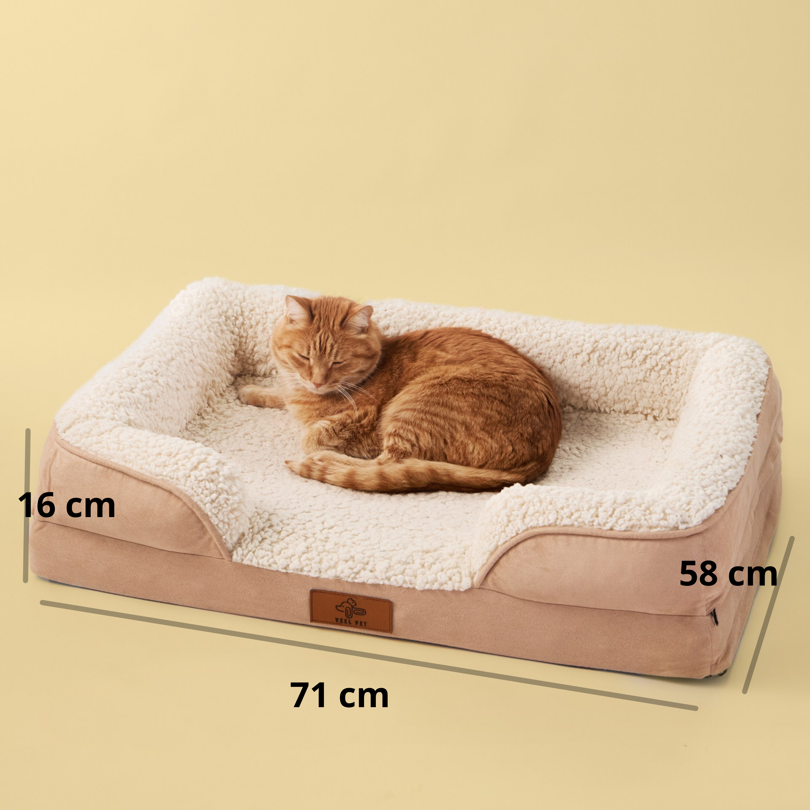 Mittelgroßes Katzenschlafsofa