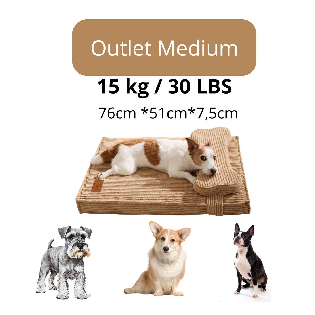 OUTLET Cama Hueso Medium